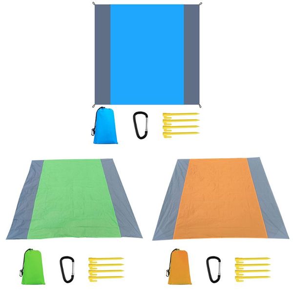 

shade outdoor picnic mat folding portable waterproof beach pocket bag camping trip cover supplies