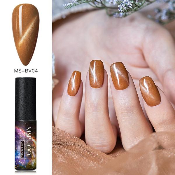 

nail gel msruioo cat eyes polish brown series magnet varnishes soak off uv led shimmer magnetic lacquers shiny beauty design, Red;pink