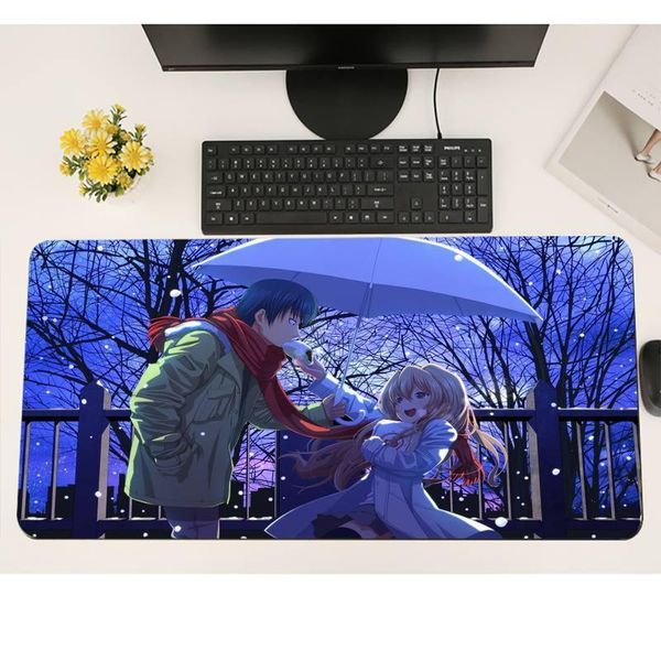 

mouse pads & wrist rests toradora pad large custom deskmousepads mat keyboard natural rubber home laptop
