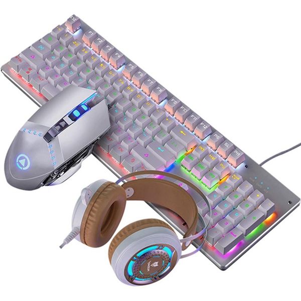 

game usb mechanical keyboard competition mouse headset three sets of a combos