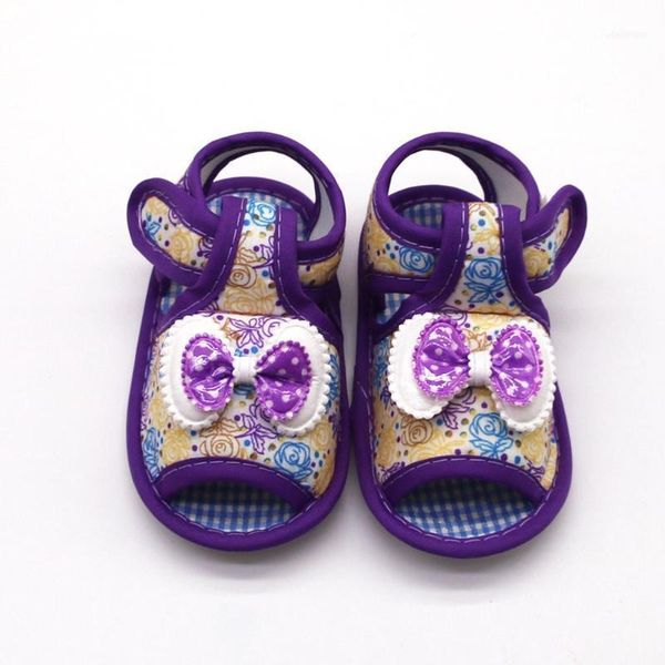 

baby shoes summer bowknot toddler kids girls crib crochet prewalker first walkes1