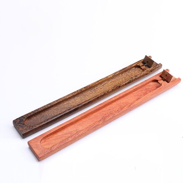 Titular da vara de incenso de madeira natural Buddhist Joss Stick Joss Home Decoração RRE9831