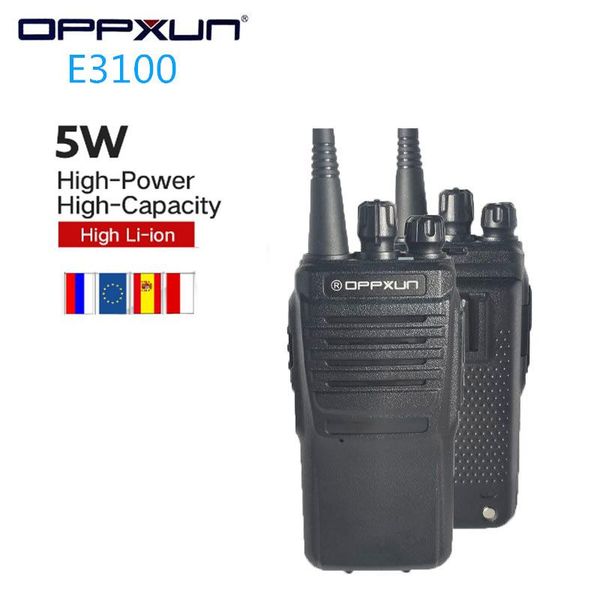 

walkie talkie 5w e3100 uhf 400-470mhz 16channel portable two way radio