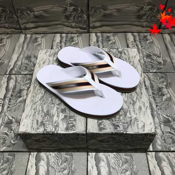 

2021 designer luxurys slippers men sandals fashion beach shoes flip flops flat non-slip classical hole slipper with box size 39-45 -g222, Black