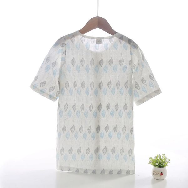 

bathrobe summer children's robe gauze thin short sleeve household clothes pajamas and air conditioning for boys girls