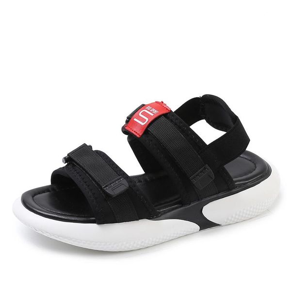 

sandals 2021 summer women sandal fashion hollow open toe pu comfortable white black women's flat soft shoes buckle strap