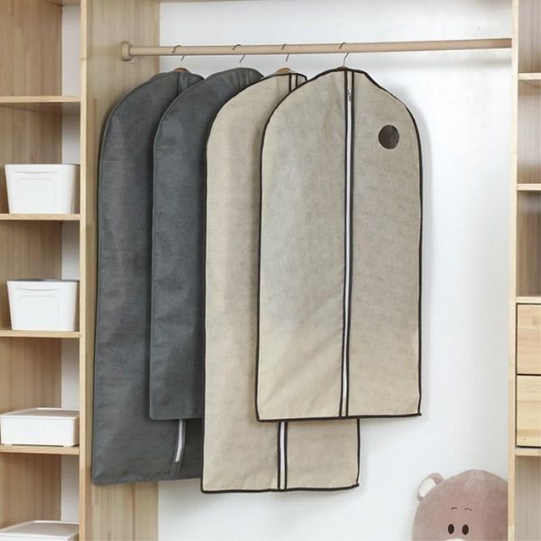 

clothing & wardrobe storage hanging clothes dust cover coat suit long non-woven bag household products