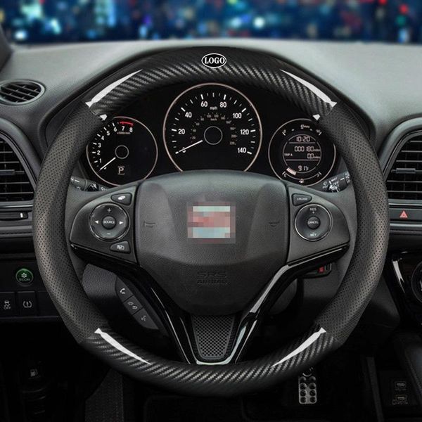 

steering wheel covers car carbon fiber cover 38cm for seat all models leon ateca ibiza tarraco auto interior accessories styling