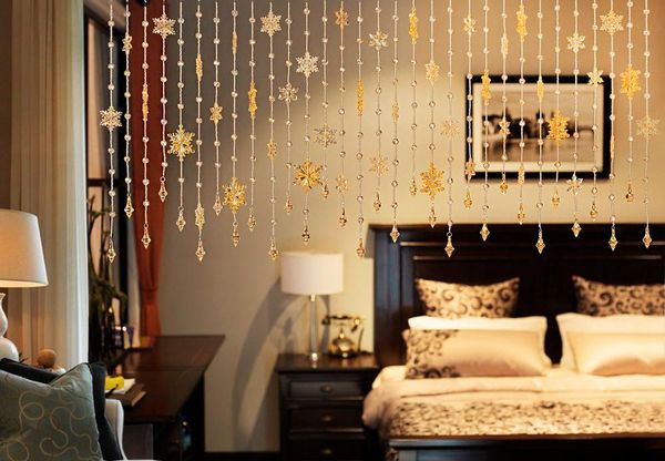 

blinds beads curtains acrylic crystal curtain octagonal bead on the door festive party indoor home wedding decoration