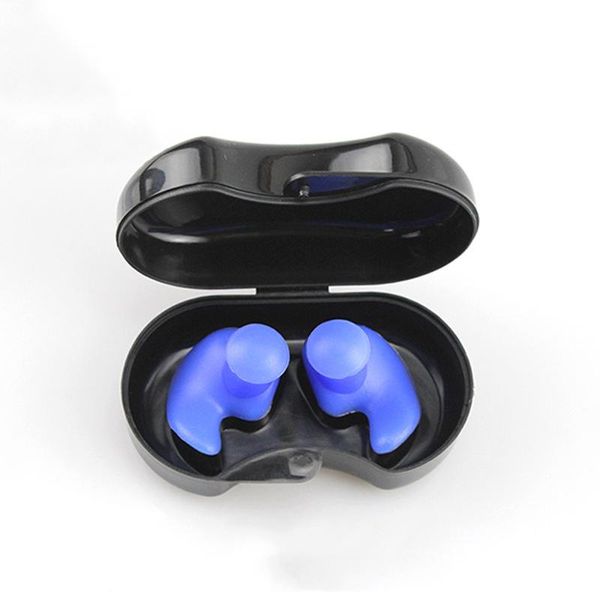 

pool & accessories 1 pair soft waterproof earplugs diving water sports swimming with storage box dust-proof ear silicone sport plugs