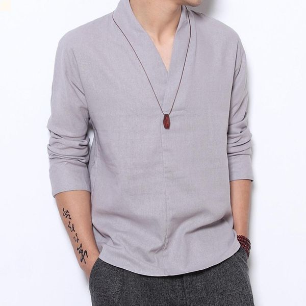 

men's vintage clothes summer cardigan man tshirt homme button up 2021 camisas de hombre simplicity dress luxurys t shirts long sleeves, White;black