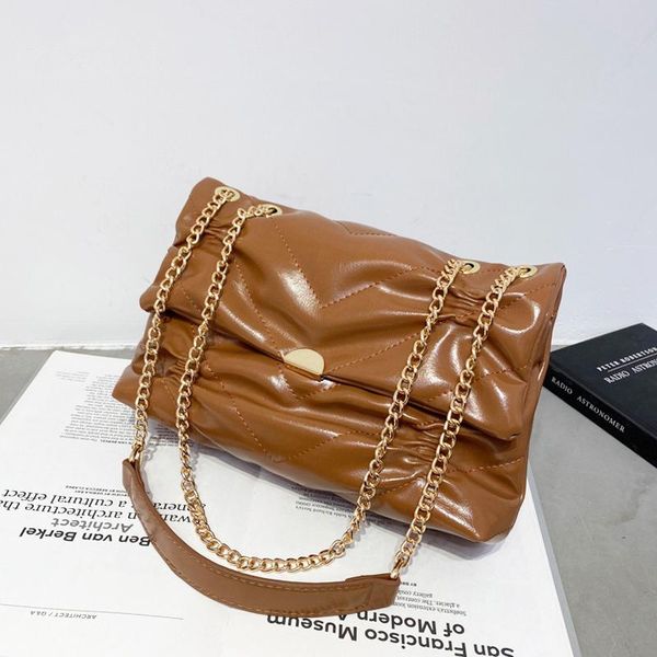 

evening bags handbag 2021 women brand clutches purse leather chain shoulder messenger bag female bolsos tote