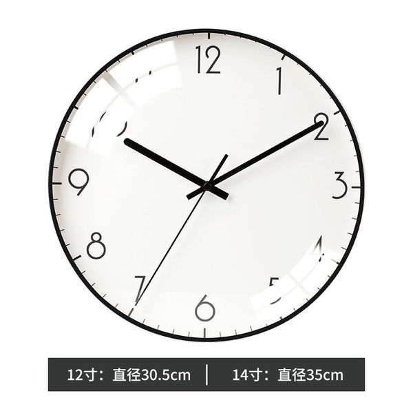 

wall clocks digital simple clock mute living room modern creative personality fashion watch home design 6w213