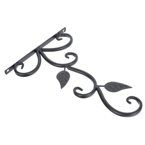 

hooks & rails 1pc wall hanging flower pot support plant bracket hook plants iron