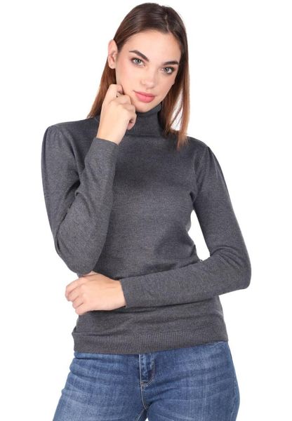 

women's sweaters turtleneck gray knitwear sweater, White;black