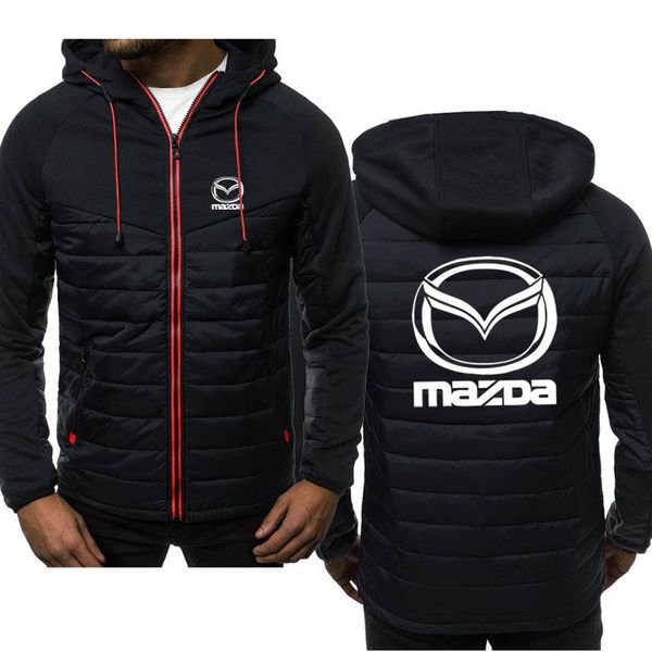 

men's hoodies & sweatshirts 2021 men for mazda tools spring autumn jacket casual sweatshirt long sleeve zipper hoody, Black