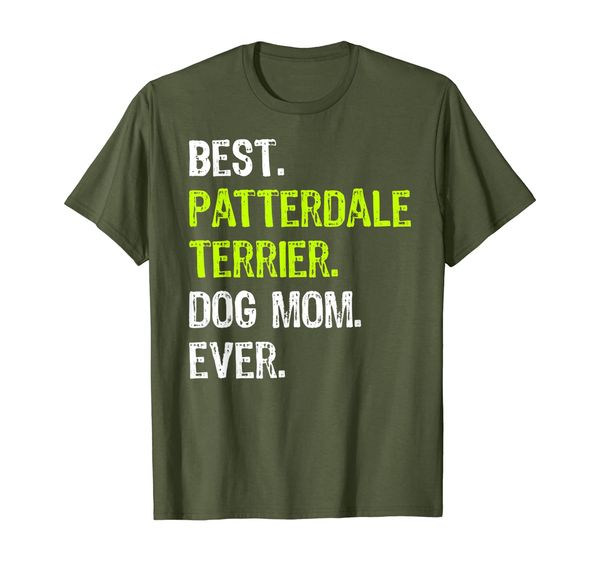 

patterdale terrier dog mom ever dog lovers gift t-shirt, White;black