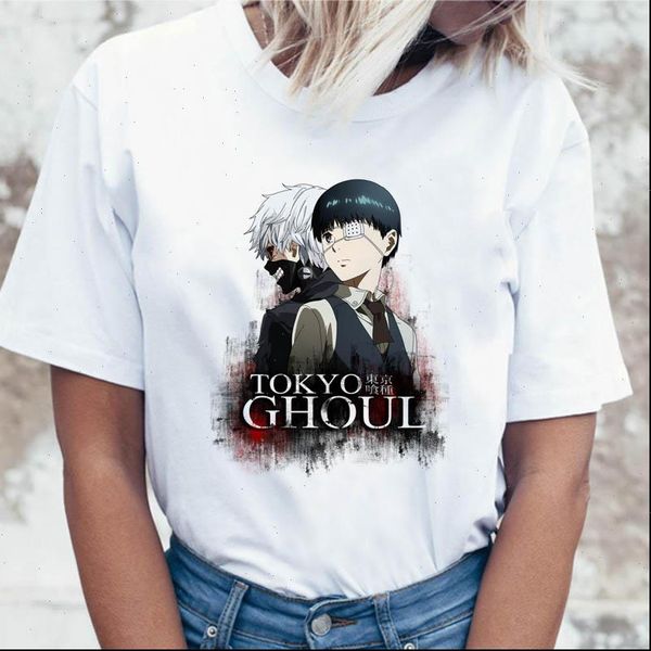 

tokyo ghoul harajuku funny women tees clothing korean graphic ulzzang, White