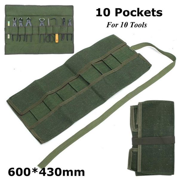 

storage bags japanese bonsai tools package roll bag 600x430mm canvas tool set case lb88