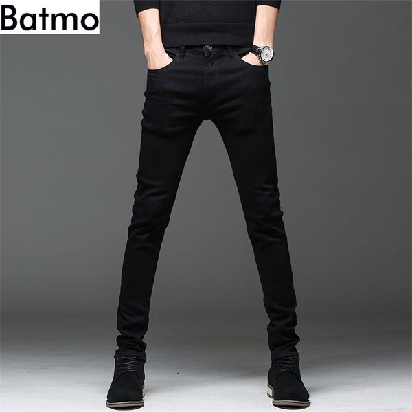 

batmo arrival casual slim elastic black jeans men ,men's pencil pants ,skinny jeans men 2108 211008, Blue