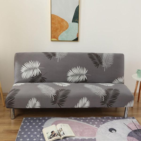 

chair covers 160-190cm sofa bed polyester armless printed foldding elastic couch bench slipcover for home el banquet office modern
