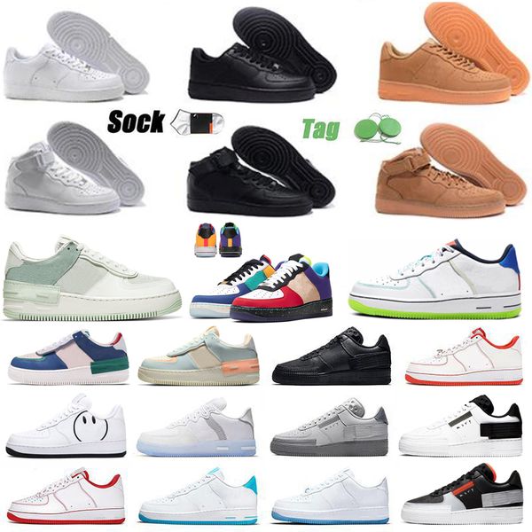 

running shoes classical all white black gray low high cut men women sports sneakers one skate shoes fashion casual