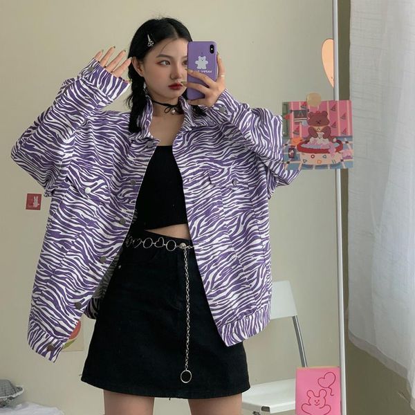 

women's jackets jacket women harajuku spring college party baseball vintage boho clothing 2021 fashion slim, Black;brown