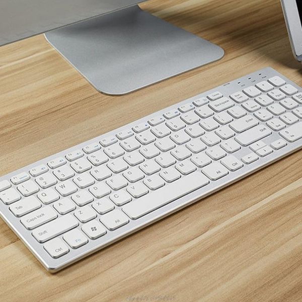 

keyboards waterproof wireless bluetooth keyboard with 500ma battery operated for lappc computer full size 96 keys us jy13 21 dropship