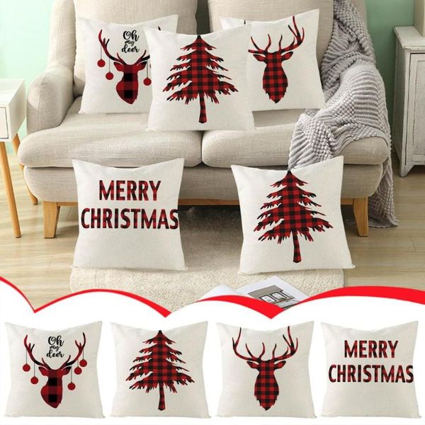 

cushion/decorative pillow home christmas decor cushion cover survived family pillowcase throw decoration d50