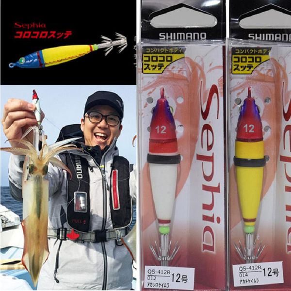 

japan shimano large blowing tube hook explosion wave check squid fishing wang excrement cylinder bazooka cloth roll bait hooks
