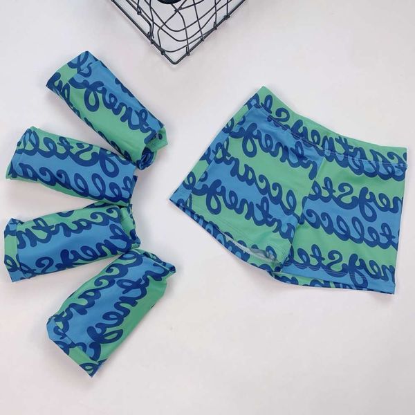 

swimming suit children's trunks wave seaside spring pool, Blue