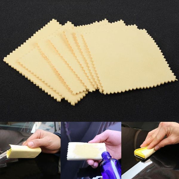 

car sponge 20pcs square nano ceramic cleaning cloths auto absorbent microfiber wiping rags wash towels automobiles drying