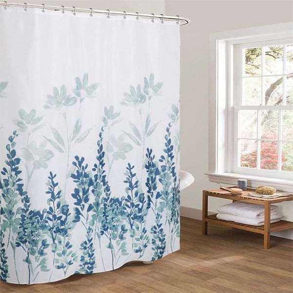 

shower curtains 1.8m decorative print easy care fabric curtain with reinforced buttonholes for bathroom showers stalls and bathtubs