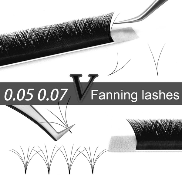 

false eyelashes v/w premium mink 0.15 c 8-12 natural individual eyelash trays custom 8-12mm lash extentions tray synthetic matte