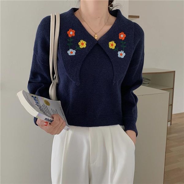 

women's sweaters wholesale 2021 spring autumn winter fashion casual warm nice women knitted sweater woman female ol bpy9072, White;black