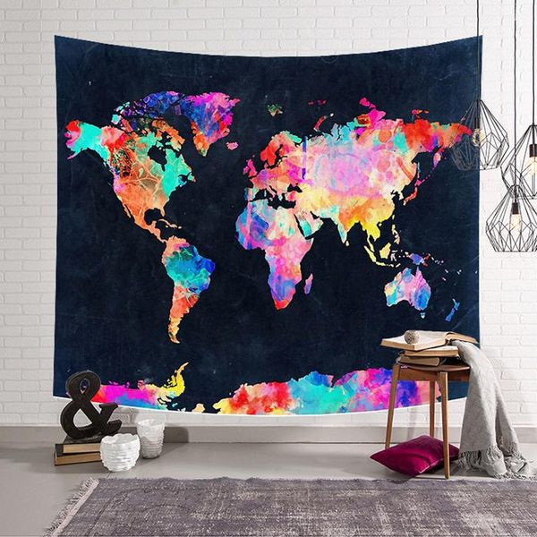 

tapestries retro wall hanging tapestry sleeping pad art round towel beach blanket decor 200x150