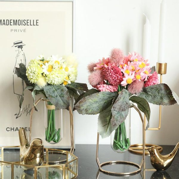 

decorative flowers & wreaths 1 bouquet flower ball simulation road cited daisy artificial wall fake home decoration wedding holding