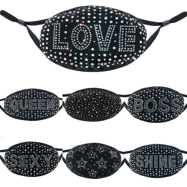 

point letter water fashion belt drill cotton summer sunscreen mask