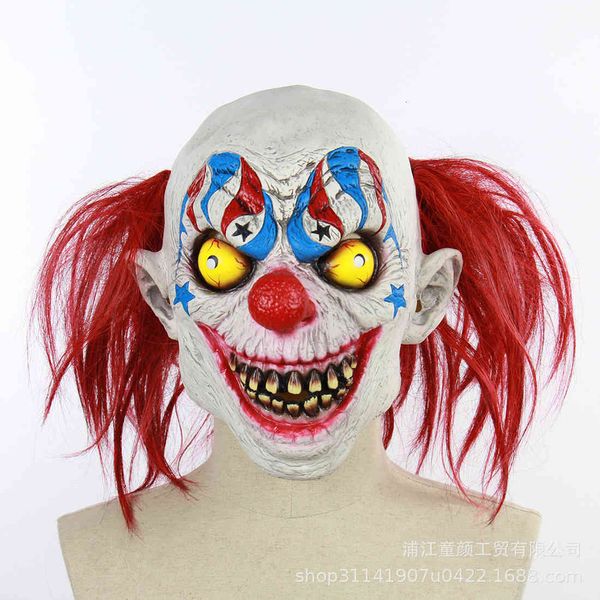 

party mask joker clown halloween horror show circus latex