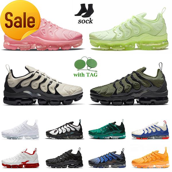 

wholesale 2022 new tn plus women mens cushion runners shoes tuned barely volt university gold triple black white royal