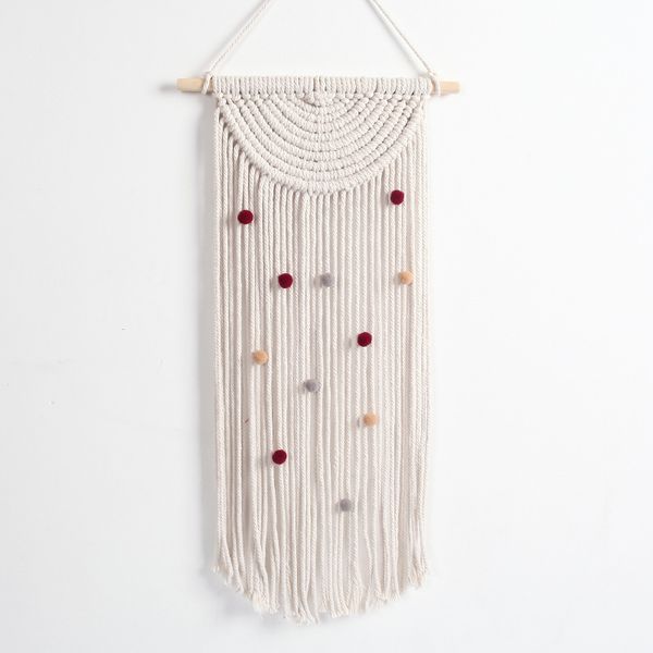 

Bohemian Macrame Tapestry Colorful Holiday Wall Decor Living Room Studio Hanging Tapestries Handmade Home Decoration Accessories
