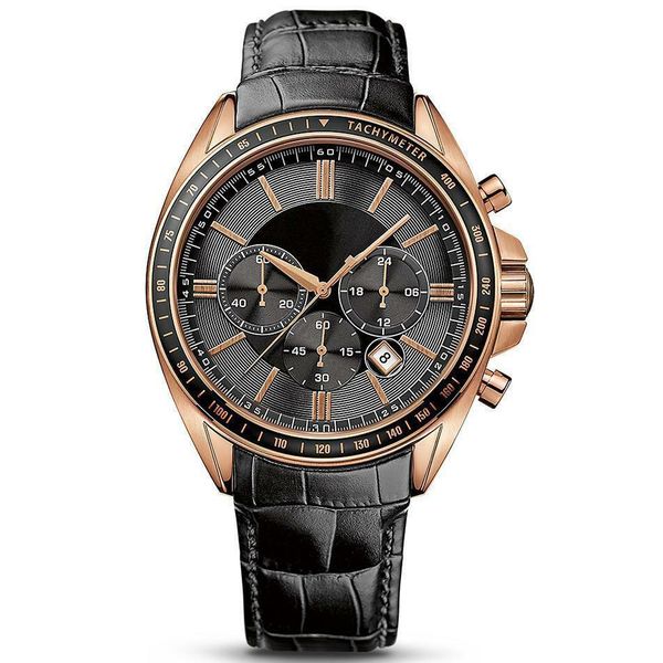 

stainless steel chronograph mens and women watch sapphire mirror no box 1513280 1513092 1513320 1513445 1513716, Slivery;brown