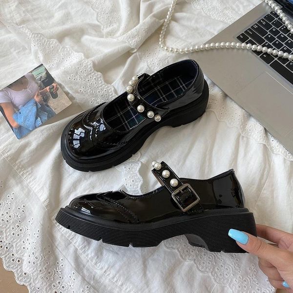 

dress shoes the summer pearl mary jane style women's will go with everything ladies, Black