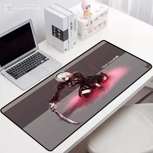 

mouse pads & wrist rests nier automata gaming keyboard pad computer desk pc gamer carpet mousepad company mausepad non-slip mat kawaii acces