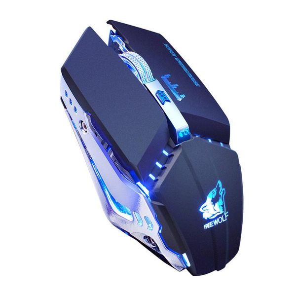 

mice wireless mute rechargeable mouse 2.4ghz led backlit 1600dpi usb receiver mause optical gaming mechanical for laptop