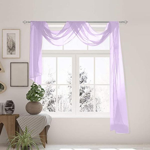 

modern gradient color window tulle curtains for living room bedroom voile el decoration sheer curtain & drapes