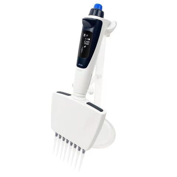 

lab supplies 2021 pipeta 0.5-300ul adjustable transfer electric 8-channel pipette laboratory