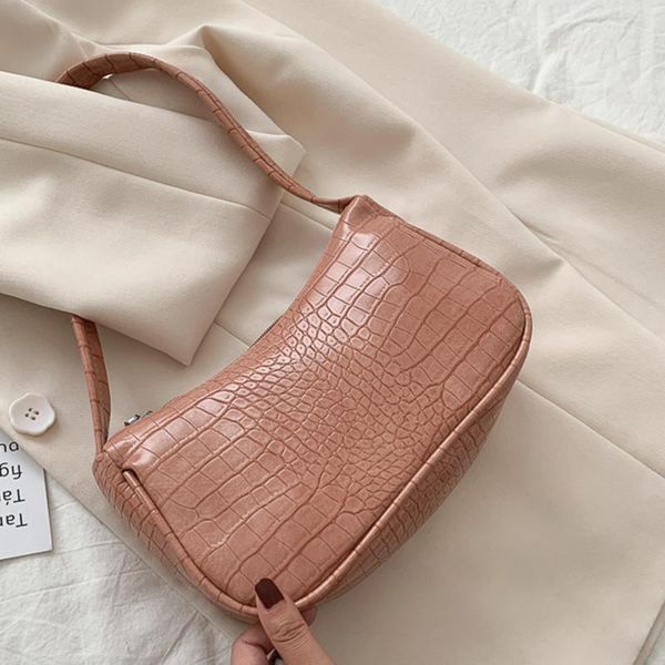 

casual pu leather women handbag elegant shoulder chain crossbody bag simple female daily cross body