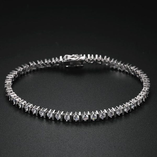 

link, chain yvv50 s925 sterling silver ladies bracelet lovers, Black