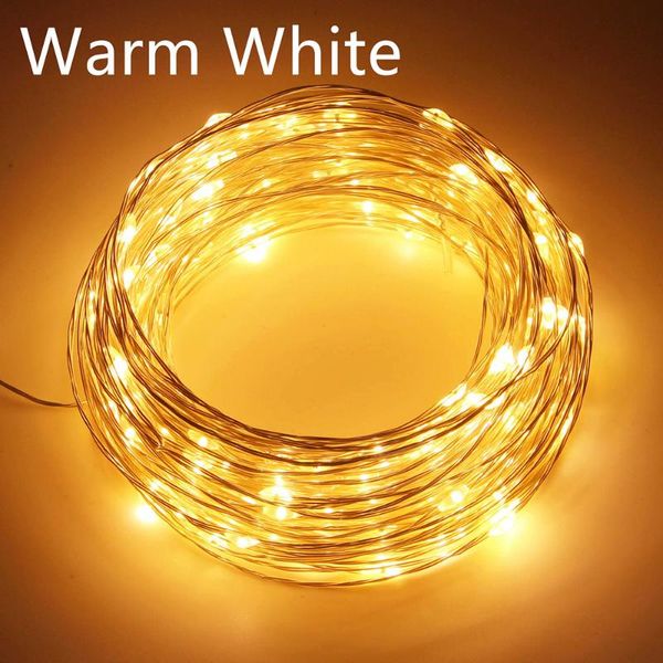 

30m 50m led string light copper wire fariy dc plug garland decoration wedding christmas party lights strings